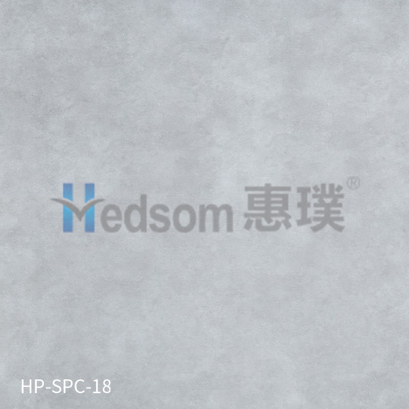 HP-SPC-18 惠璞石塑工业灰锁扣地板温馨舒适防潮放水防滑
