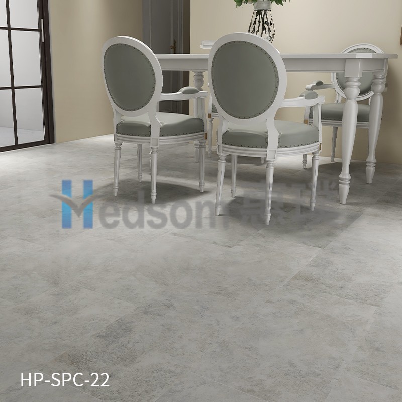 HP-SPC-22 惠璞石塑石材锁扣地板防潮放水防滑
